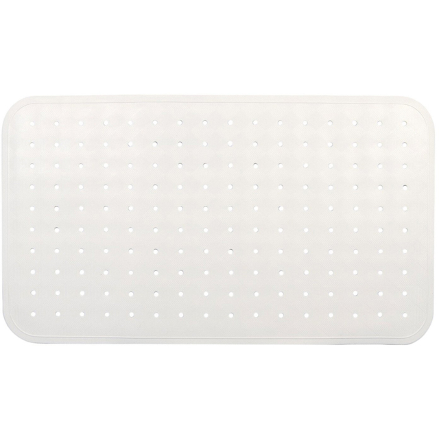 White Rubber Anti Slip Bath Mat 40 x 70cm