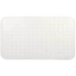 White Rubber Anti Slip Bath Mat 40 x 70cm