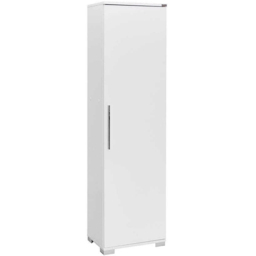 FWStyle Gloss White Single Door 5 Tier Storage Cabinet - thumbnail 2
