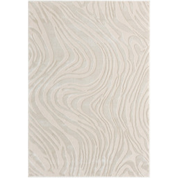 Desire Rugs Vellure Metallic Sheen Marble Design Cream Rug 200 x 290cm - thumbnail 1