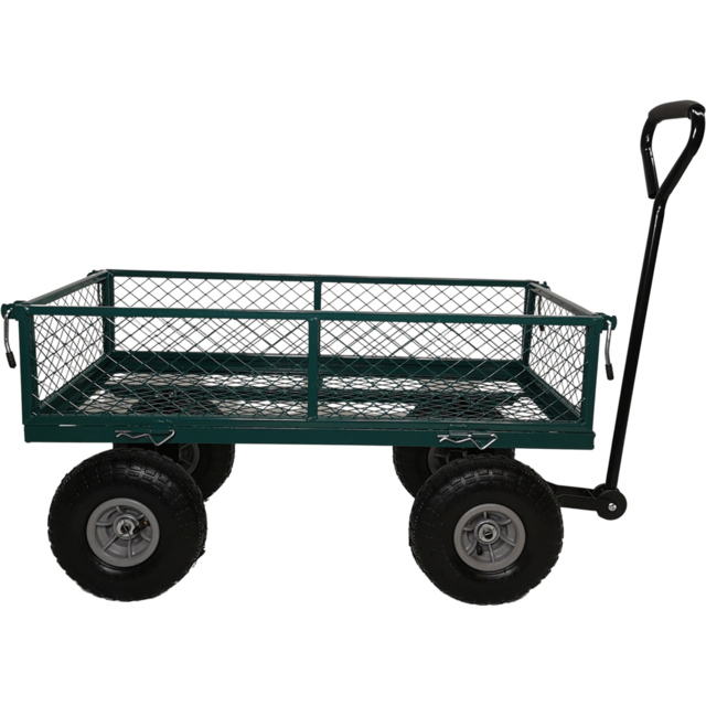 Samuel Alexander Green Heavy Duty Metal Garden Wheelbarrow 180kg - image 1