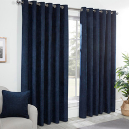Divante Alden Thermal Navy Curtain 229 x 168cm