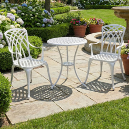 Centurion Supports OSHOWA White 2 Seater Bistro Set