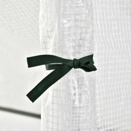 Outsunny White Walk-In Greenhouse 6 x 3ft - thumbnail 3