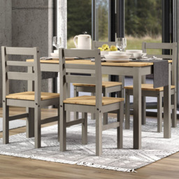 Core Products Corona Linea 4 Seater Dining Set Grey