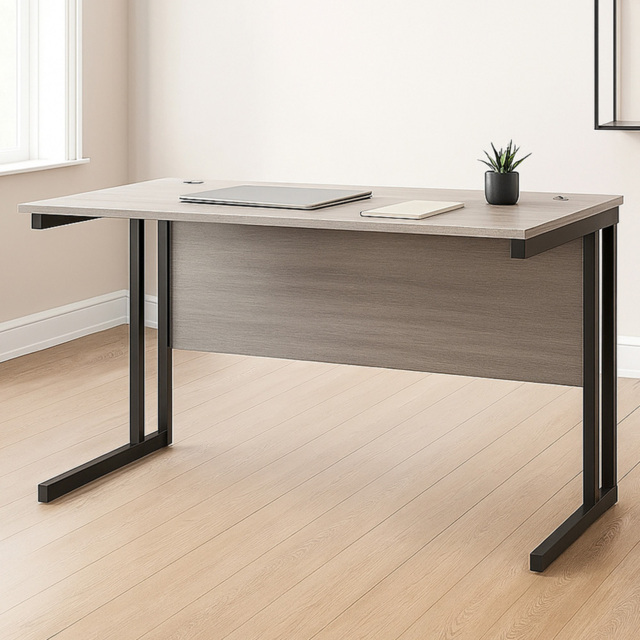 Kosy Koala Grey Wooden Office Desk - image 1