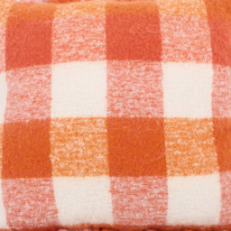 Carrigan Check Cushion Orange - thumbnail 3