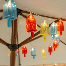 ValueLight Set of 20 Ice Lolly Multicolour Outdoor Solar String Light