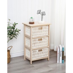 Palma 3 Drawer Cream Cabinet - thumbnail 3