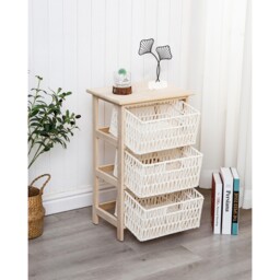Palma 3 Drawer Cream Cabinet - thumbnail 4