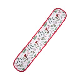 Mistletoe Robin Double Oven Glove Red - thumbnail 4
