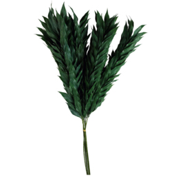 Leaf Single Stem Plastic Decorative Leaf Spray Artificial Pick 100cm 6 Pack - thumbnail 1