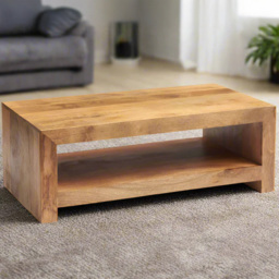 Brooklyn Napoli Toko Single Shelf Light Mango Large Coffee Table - thumbnail 1