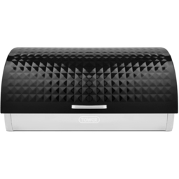 Tower Solitaire EEJB283 Black Bread Bin with 3 Piece Canister Set - thumbnail 2
