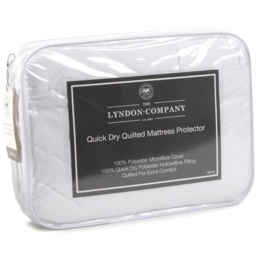 The Lyndon Company King Size Polyester Quilted Mattress Protector