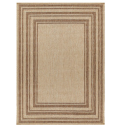 Yard Camber Cream Jute Effect Indoor and Outdoor Rug 120 x 170cm - thumbnail 1