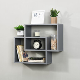 Latitude Display Wall Shelf - Grey - thumbnail 3
