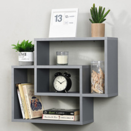 Latitude Display Wall Shelf - Grey - thumbnail 1