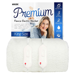 MYLEK King Electric Fleece Blanket 190 x 152cm - thumbnail 3