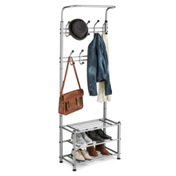 House of Home Grey Stand with 18 Hooks 6 x 2ft - thumbnail 3