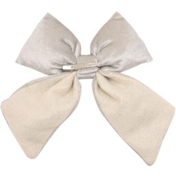 The Seasonal Gift Co. Sage Velvet Bow with Clip 14 x 16cm - thumbnail 2