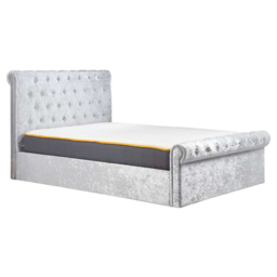 Sienna Small Double Grey Ottoman Bed Frame - thumbnail 2