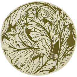 Origins Heritage Moss Circular Rug 200cm - thumbnail 1