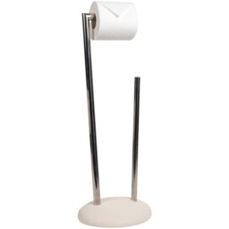Pebble Silver Toilet Roll Holder - thumbnail 3