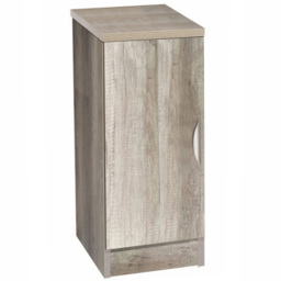 R White Cabinets Single Door Grey Desk Height Cupboard - thumbnail 2