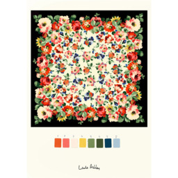 Laura Ashley Garden Floral White Frame Wall Art 50 x 70cm - thumbnail 4