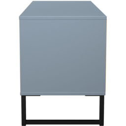 Crowndale Fluted 4 Drawer Denim Blue Bed Box Ready Assembled - thumbnail 3