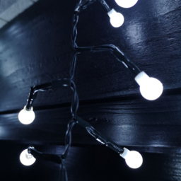 Samuel Alexander Frosted White LED Multi Function Christmas Cluster Curtain Light 4.8m - thumbnail 2