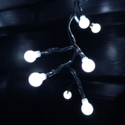 Samuel Alexander Frosted White LED Multi Function Christmas Cluster Curtain Light 4.8m - thumbnail 4