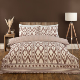 Arizona Seersucker Duvet Set Natural Double - thumbnail 1
