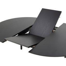 Florence Montreux 5 Seater Round Dining Table Black - thumbnail 4