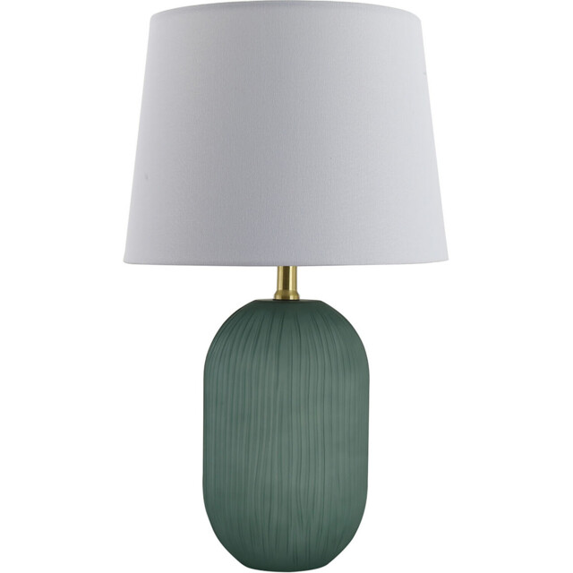 Elodie Glass Table Lamp - Green - image 1