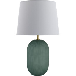 Elodie Glass Table Lamp - Green - thumbnail 1
