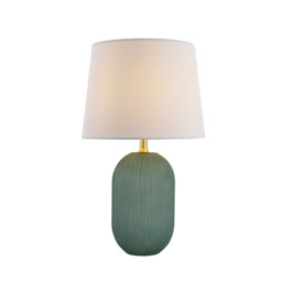 Elodie Glass Table Lamp - Green - thumbnail 2