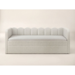 Flair Esme Beige Boucle Cloud Day Bed with Trundle - thumbnail 3