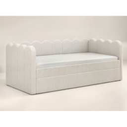Flair Esme Beige Boucle Cloud Day Bed with Trundle - thumbnail 2