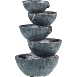 Garden Gear Tabletop 5 Cascading Bowls Water Feature