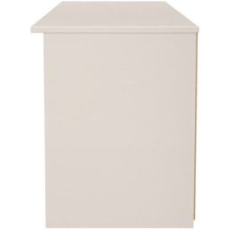 Crowndale Bora Single Drawer 5 Shelf Matt Kashmir Wide TV Unit Ready Assembled - thumbnail 3