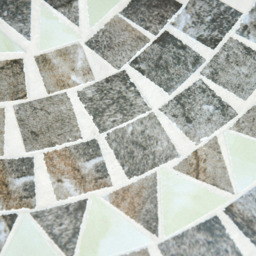 Outsunny Blue Folding Mosaic Garden Side Table - thumbnail 3