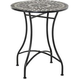 Outsunny Blue Folding Mosaic Garden Side Table - thumbnail 2
