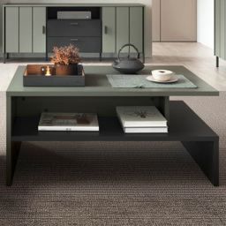 Furniture To Go Arundel 2 Shelf Green Coffee Table - thumbnail 1