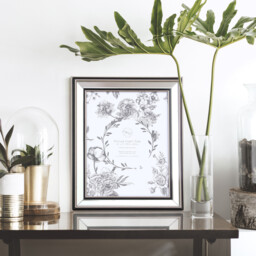 Mode Mirrored Photo Frame Silver 14 x 11in - thumbnail 2