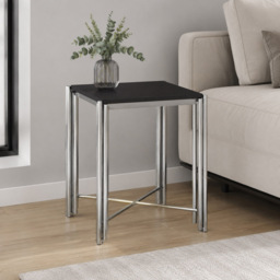 Premier Housewares Clarice Granite Top Side Table - thumbnail 4