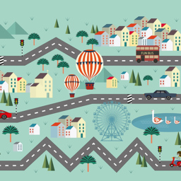 Origin Murals Mini Adventure Multicolour Wall Mural - thumbnail 2