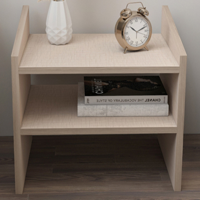 Decorotika Adin Cottonbeige 3 Shelf Bedside Table - image 1