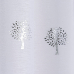 White Birch Panel Voile Curtain 140 x 122cm - thumbnail 3